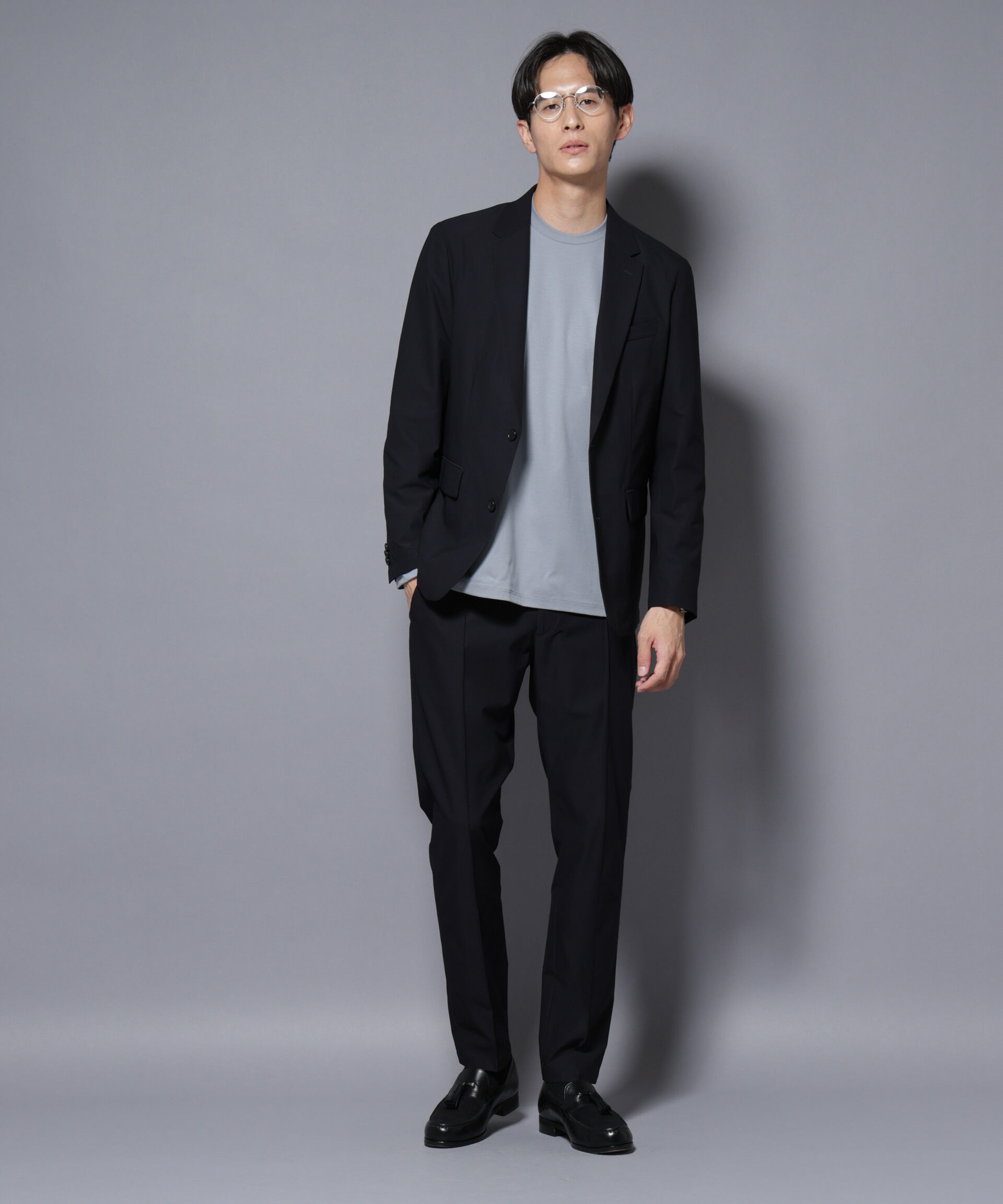 nano･universe「｢N JACKET BASIC｣TEXBRID(R) ﾂｲﾙｼﾞｬｹｯﾄ/ｽﾄﾚｯﾁ･撥水(ｾｯﾄｱｯ 」|スーツ|