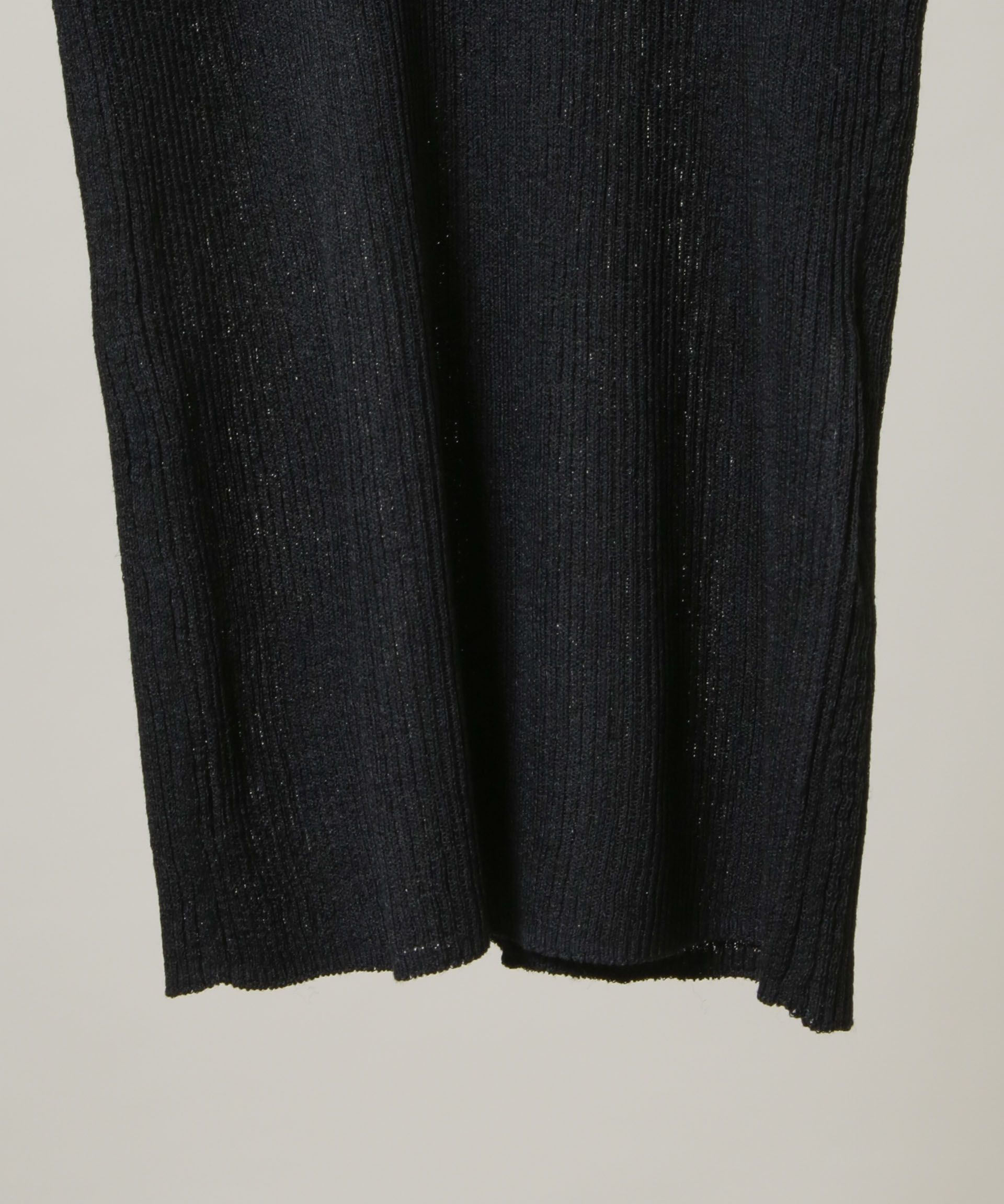 nano･universe「シアーリブフリルカフニット」|ニット・セーター|