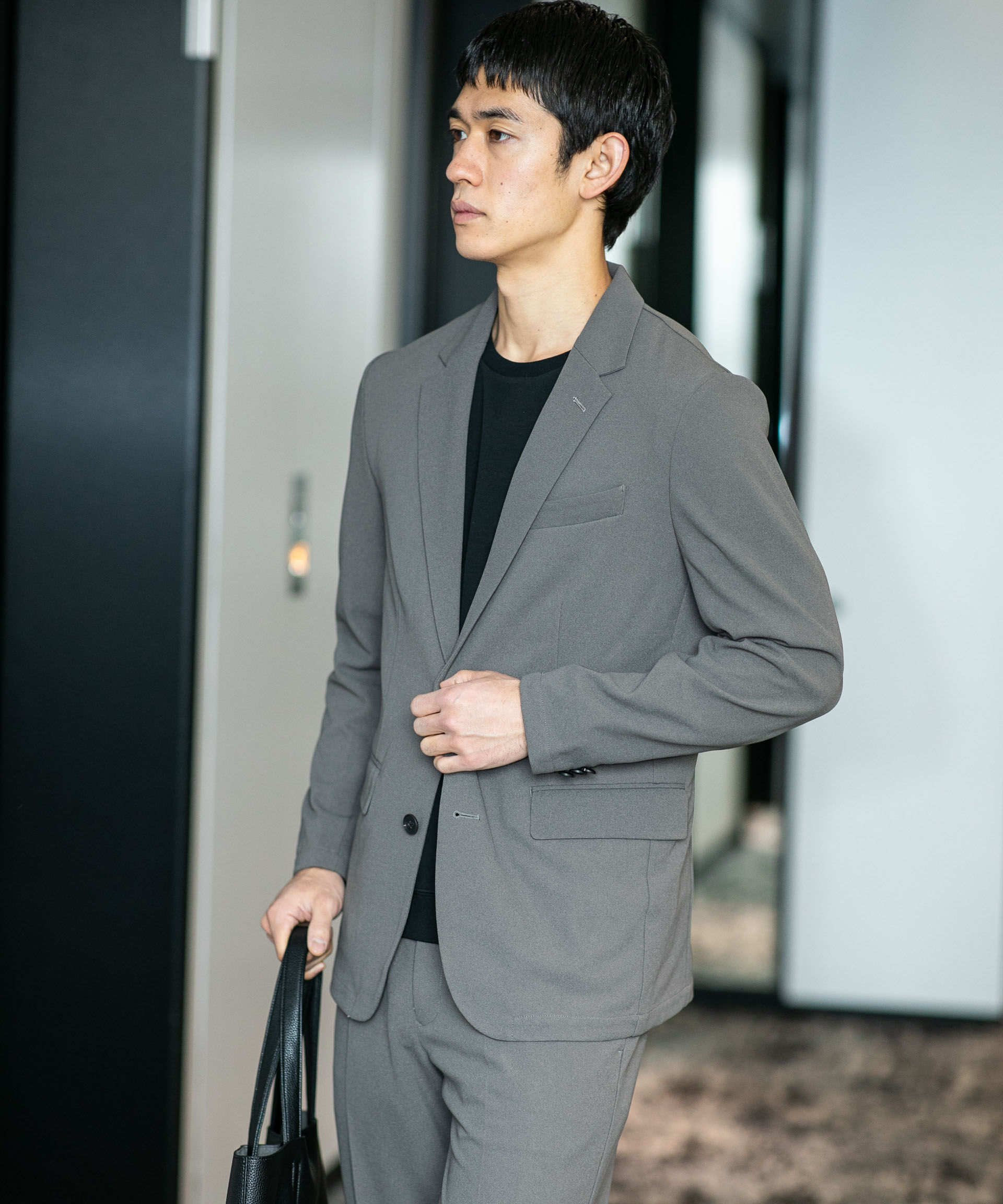 nano･universe「｢Damerino Pack｣for Jet Setter ブークレージャージセットアップ」|スーツ|