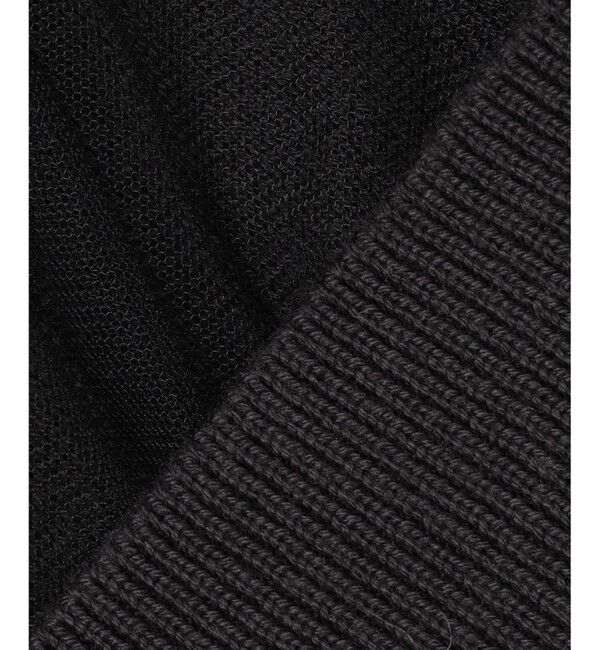 BEIGE,「【洗える】MYRTLE / チュールレイヤードクルーネックトップス」|ニット・セーター|