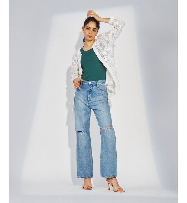  「レースジャケット」|ノーカラージャケット|