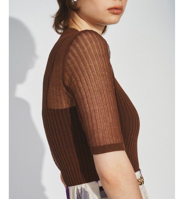 Diagram「シアーリブクルーニットトップ」|Tシャツ・カットソー|