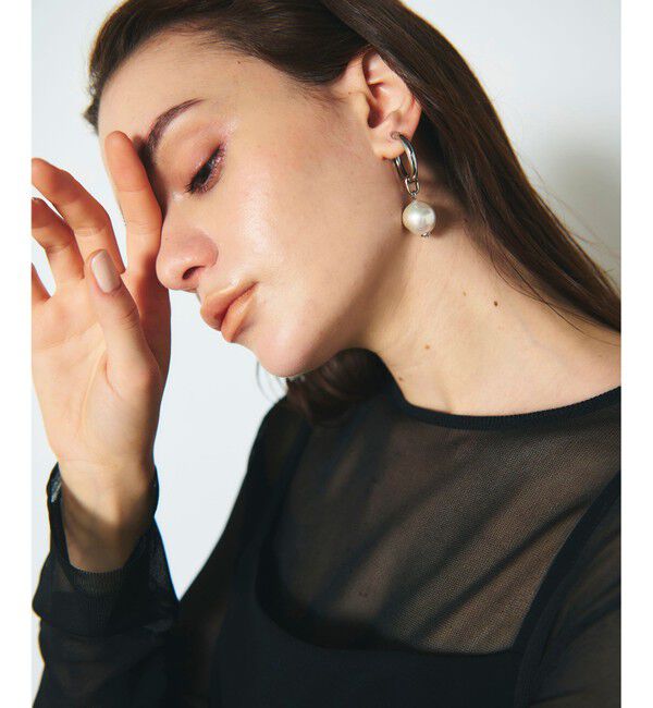 Diagram「パールリングイヤークリップ」|イヤリング|シルバー