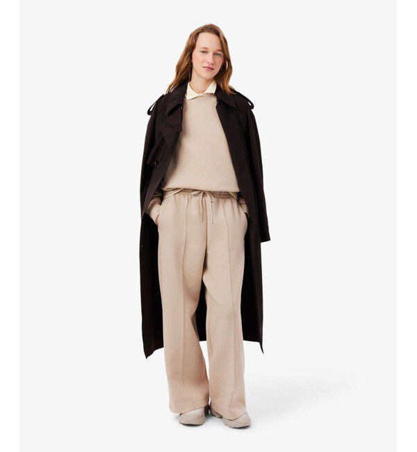 LACOSTE「ワイドレッグ スムーススウェットトラックパンツ / プリーツワイドパンツ」|その他|