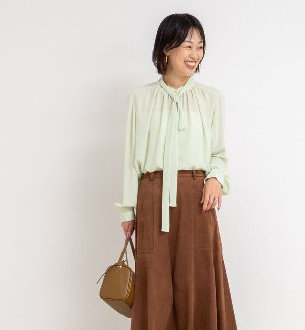 NOLLEY'S「ジョーゼットボウタイブラウス」|シャツ・ブラウス|