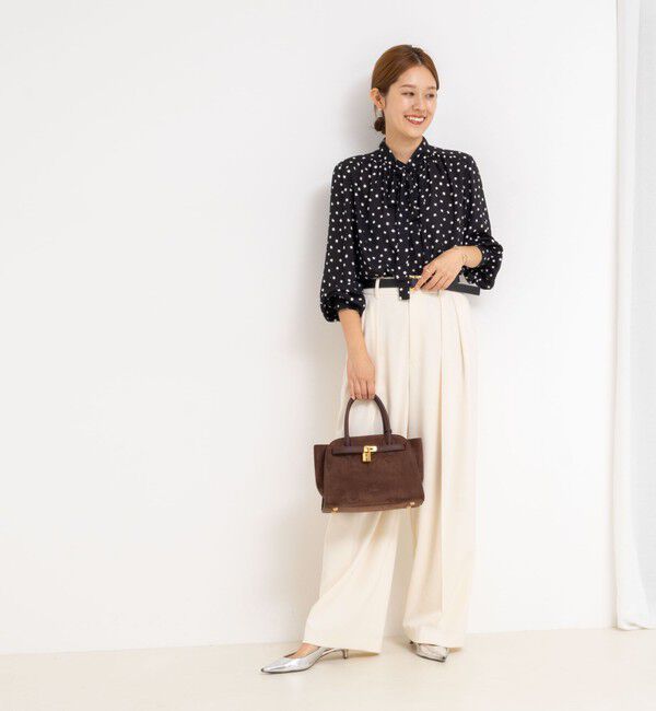 NOLLEY'S「ジョーゼットボウタイブラウス」|シャツ・ブラウス|