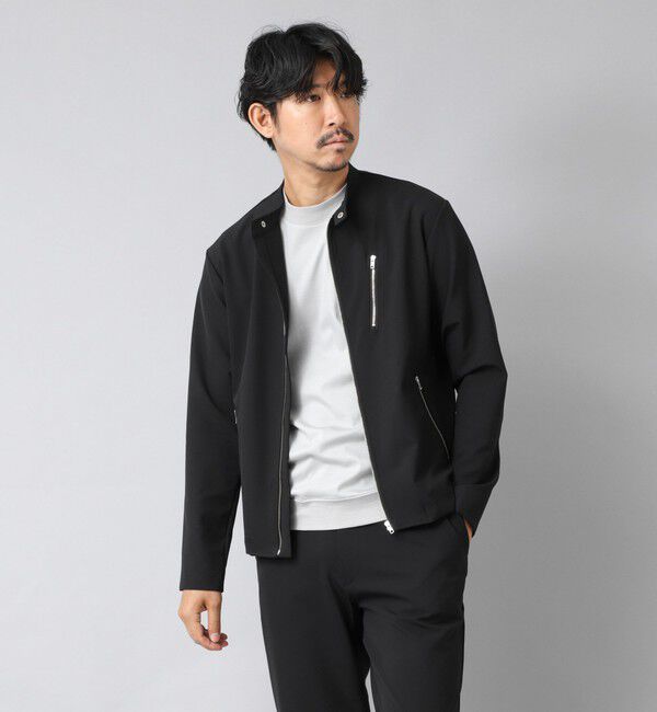 NOLLEY'S goodman「【ACTIVE SECT】《限定展開》ハイストレッチシングルライダース 25AW」|ブルゾン・スタジャン|