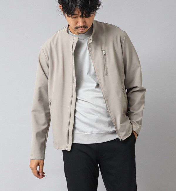 NOLLEY'S goodman「【ACTIVE SECT】《限定展開》ハイストレッチシングルライダース 25AW」|ブルゾン・スタジャン|