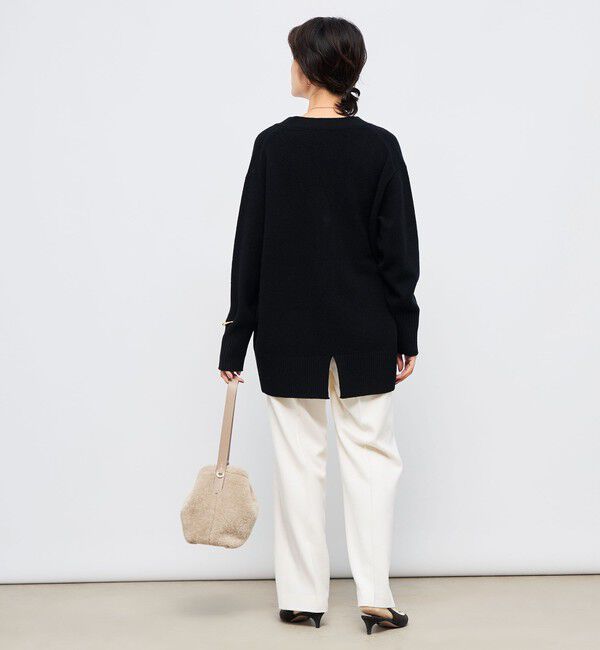 NOLLEY'S「【WEB限定アイテム】2WAY長めVネックカーディガン」|カーディガン|