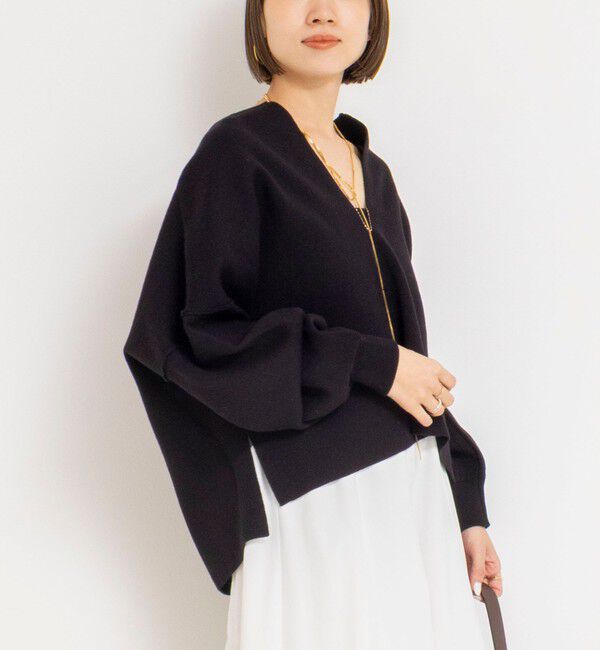 NOLLEY'S「《手洗い可能》《アンサンブル対応》スウェットライクニットプルオーバー」|ニット・セーター|