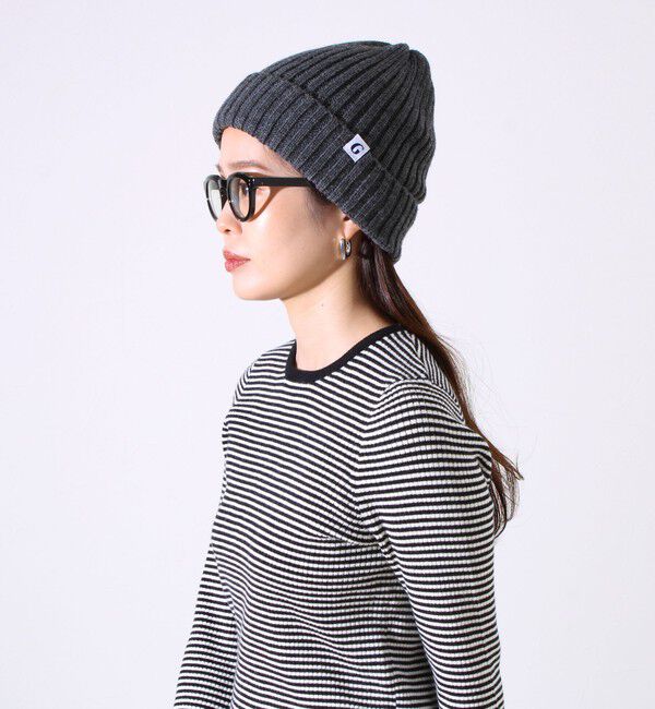 GLOSTER「【GLOSTER/グロスター】裏ボア リブワッチ ニット帽」|ニット帽|