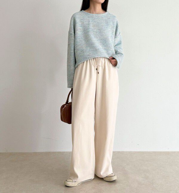 fredy emue「ツィードニットソーコクーンプルオーバー」|Tシャツ・カットソー|