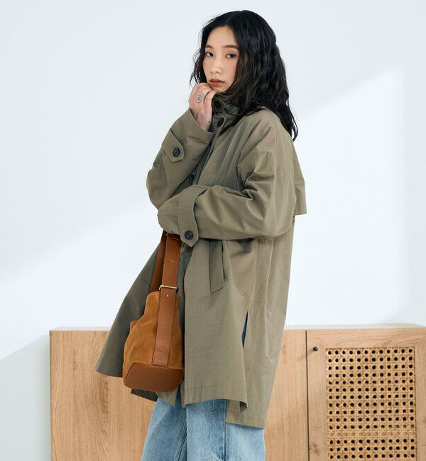 fredy emue「ミドル丈オーバートレンチコート」|トレンチコート|
