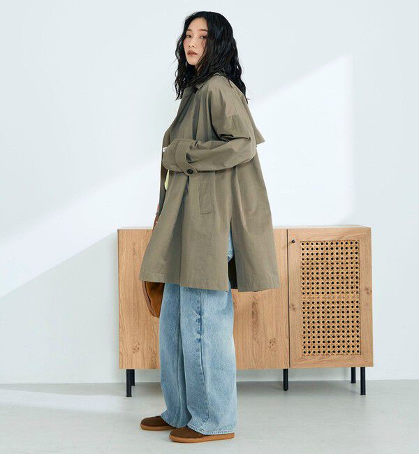 fredy emue「ミドル丈オーバートレンチコート」|トレンチコート|