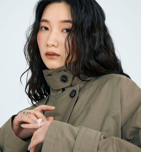 fredy emue「ミドル丈オーバートレンチコート」|トレンチコート|