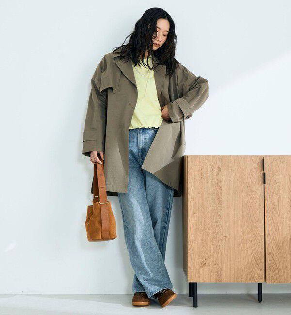 fredy emue「ミドル丈オーバートレンチコート」|トレンチコート|