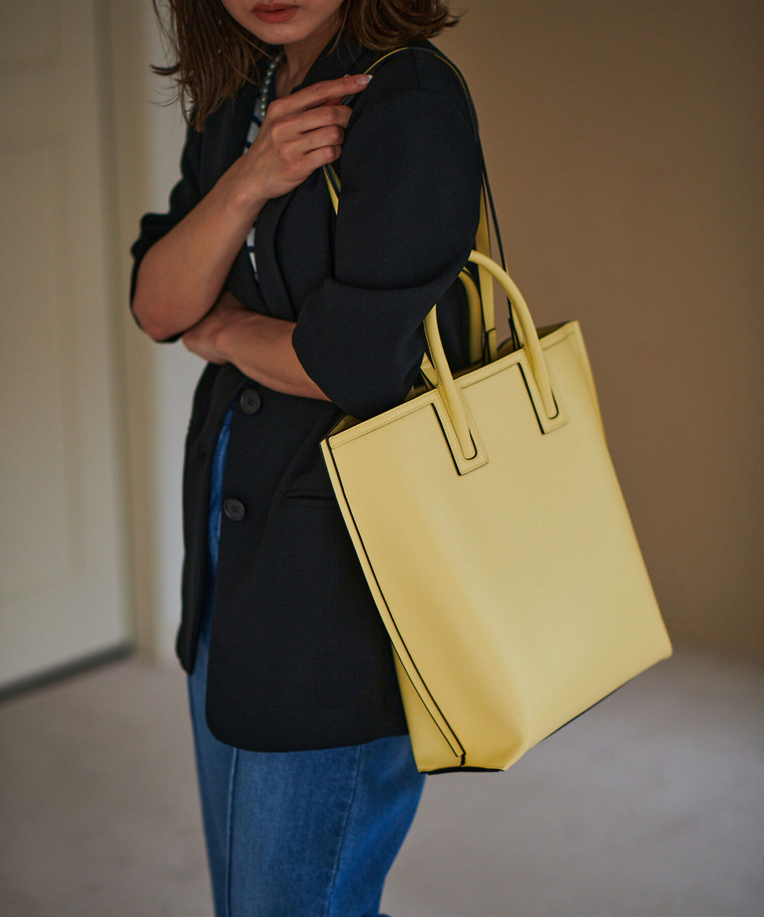 E'POR「【E'POR】【A4対応】【一部直営店舗・WEB限定】LIMITED MODEL Ree Large（リー）【雑誌掲載】」|トートバッグ|