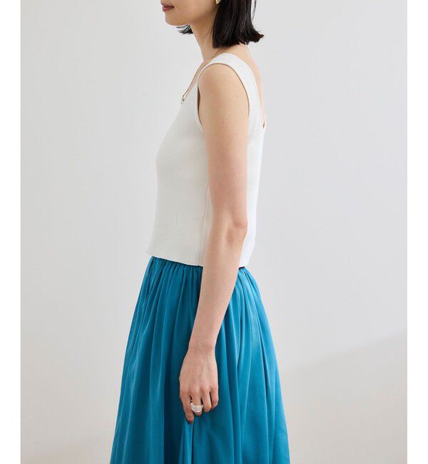 ROPE「テレコスリーブレスニットプルオーバー/洗える」|ニット・セーター|