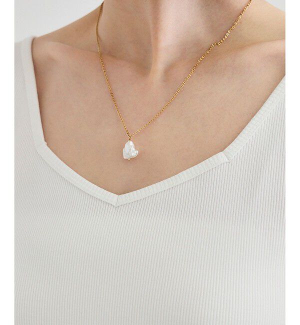 ROPE「テレコスリーブレスニットプルオーバー/洗える」|ニット・セーター|