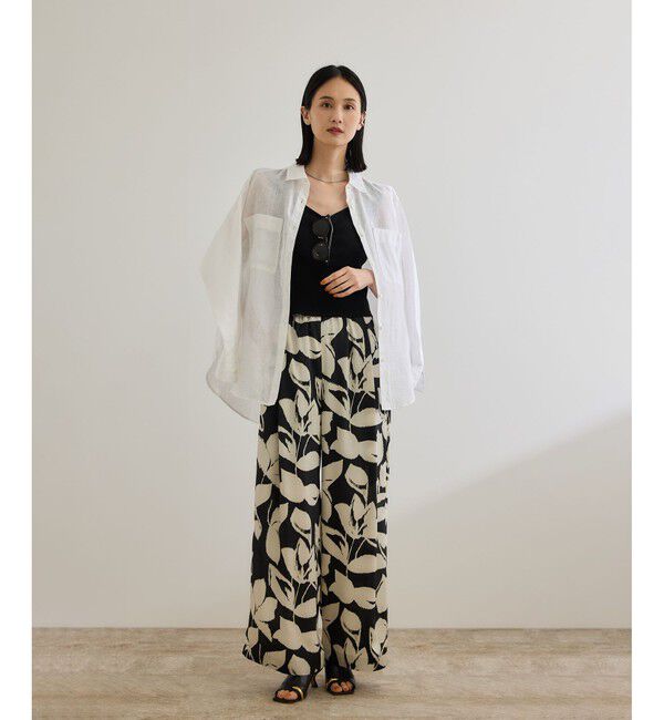 ROPE「テレコスリーブレスニットプルオーバー/洗える」|ニット・セーター|