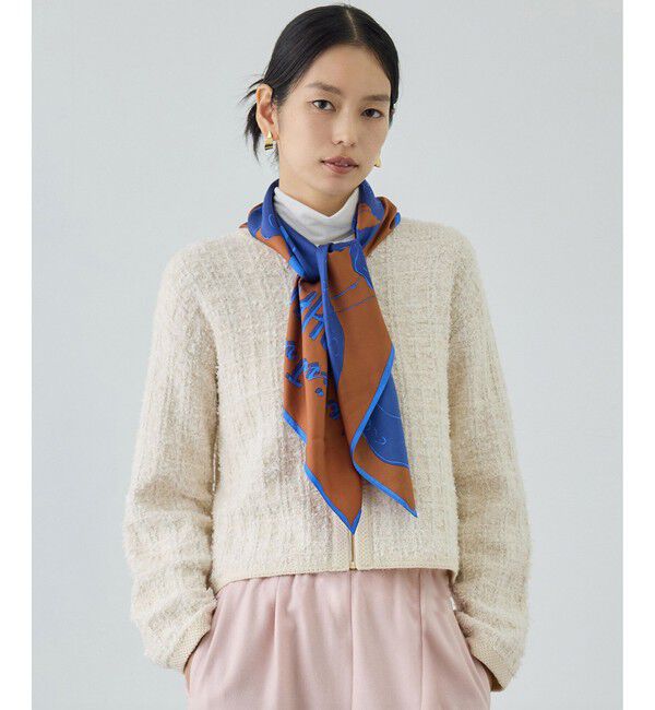 ROPE「ツイードZIPノーカラーカーディガン/イージーケア」|カーディガン|キナリ(16)