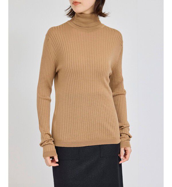 ROPE「 JOHN SMEDLEY別注 RIB TURTLE（ジョンスメドレー別注/リブタートルニット）」|ニット・セーター|ベージュ(27)