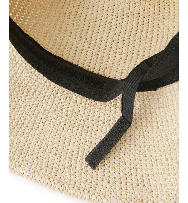 ROPE PICNIC PASSAGE「細編みプレート付きハット」|ハット|