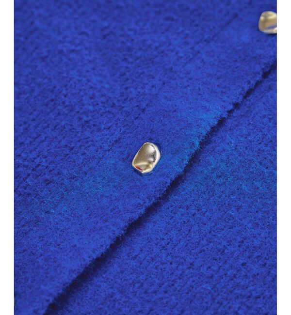 Rope&rsquo;Picnic「【新色追加】スフレニットシリーズ 変形メタルボタンミドル丈カーディガン/イージーケア・リンクコーデ」|カーディガン|