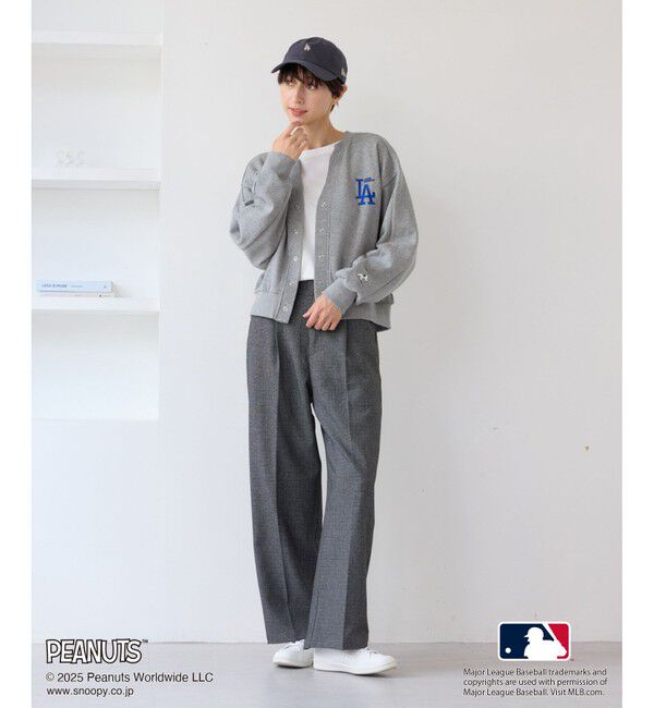 Rope&rsquo;Picnic「【PEANUTS&times;MLB COLLECTION by ROPE' PICNIC】カーディガン」|カーディガン|