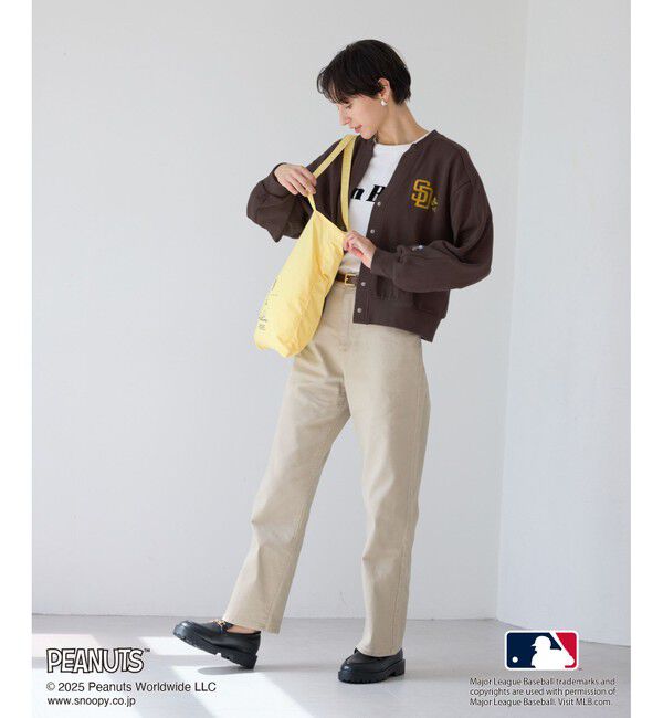 Rope&rsquo;Picnic「【PEANUTS&times;MLB COLLECTION by ROPE' PICNIC】カーディガン」|カーディガン|