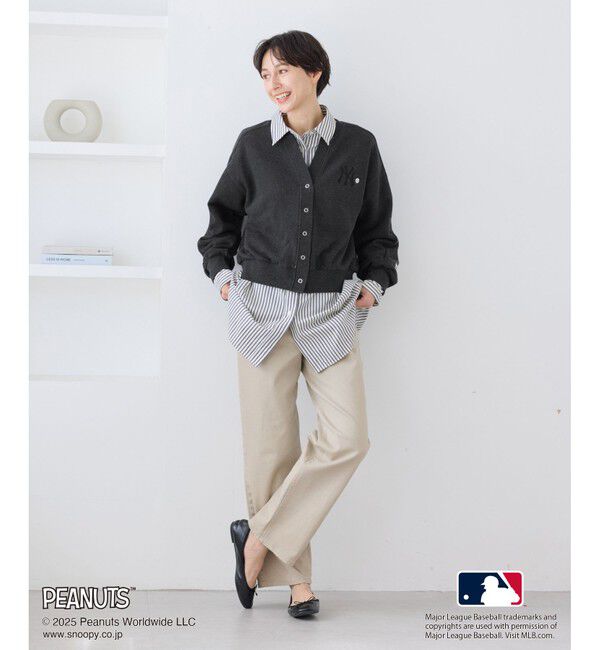 Rope&rsquo;Picnic「【PEANUTS&times;MLB COLLECTION by ROPE' PICNIC】カーディガン」|カーディガン|