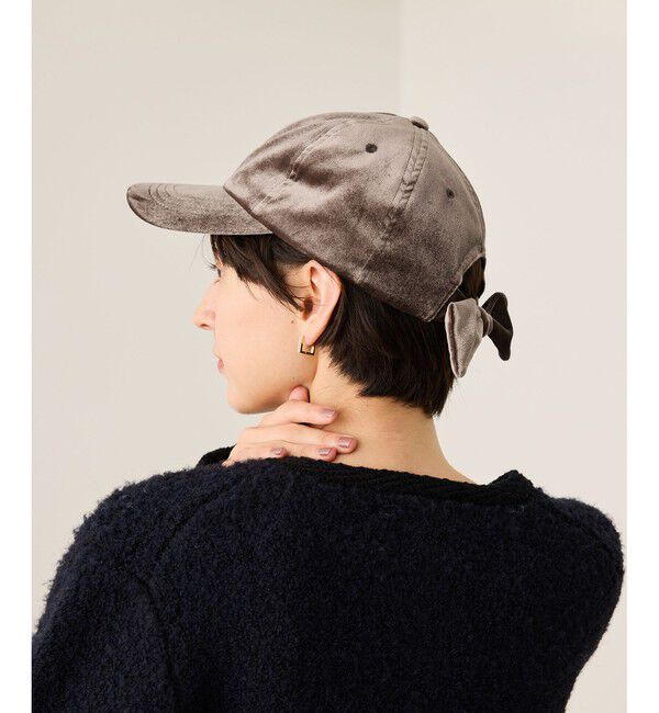 ROPE PICNIC PASSAGE「ベロアリボンキャップ」|キャップ・キャスケット|