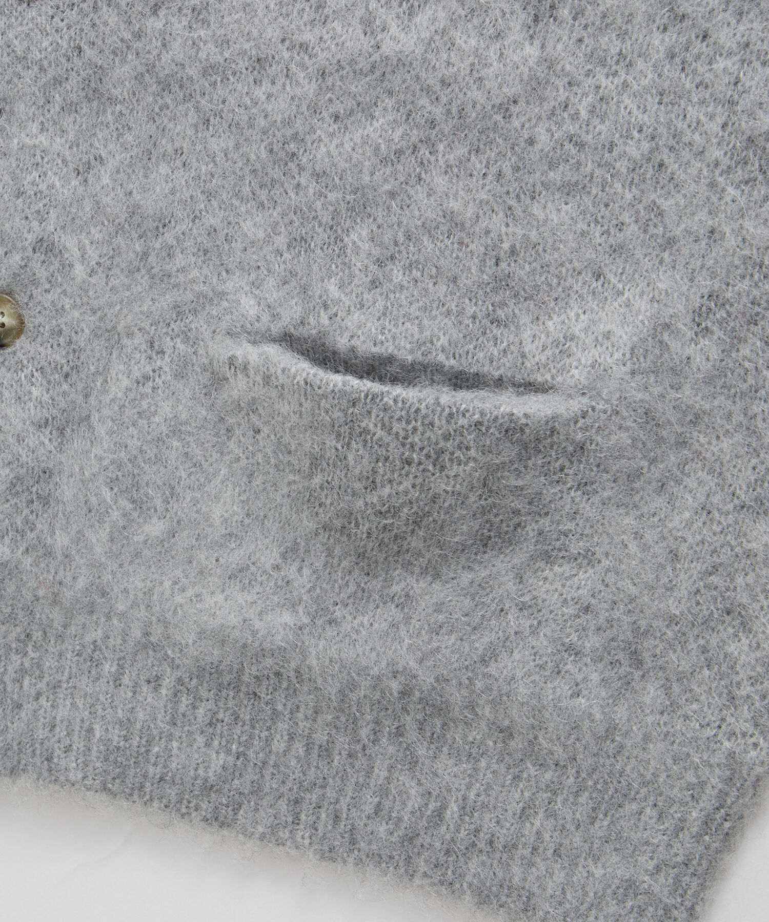 ADAM ET ROPE'「【定番】モヘアミックス オーバーサイズ クルーネックカーディガン / ユニセックス」|カーディガン|