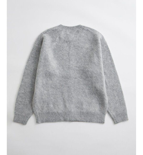 ADAM ET ROPE'「【定番】モヘアミックス オーバーサイズ クルーネックカーディガン / ユニセックス」|カーディガン|