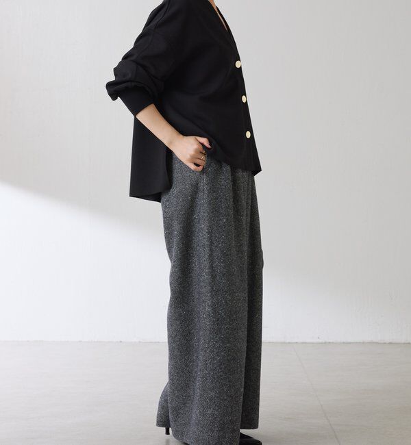  「《WEB限定/気温調整に◎》メタル釦ジョーゼットカーディガン」|Tシャツ・カットソー|