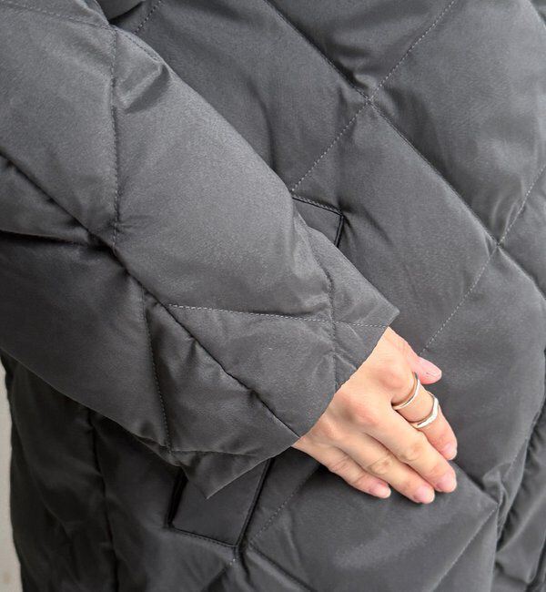  「ストレッチタフタ袖リブショートダウン」|その他|