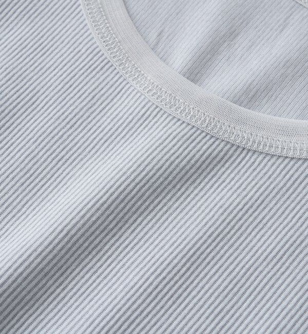  「【フェミニンなムードを演出】チュールリブタンクトップ」|キャミソール|