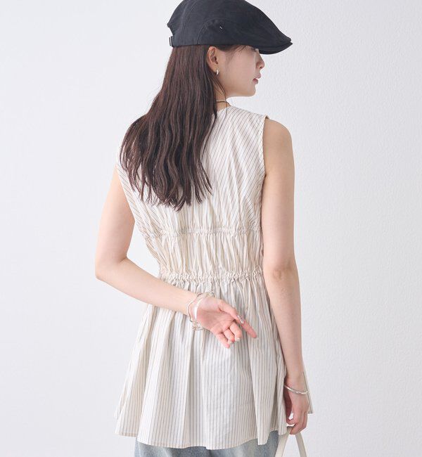  「ストライプタンクブラウス」|シャツ・ブラウス|