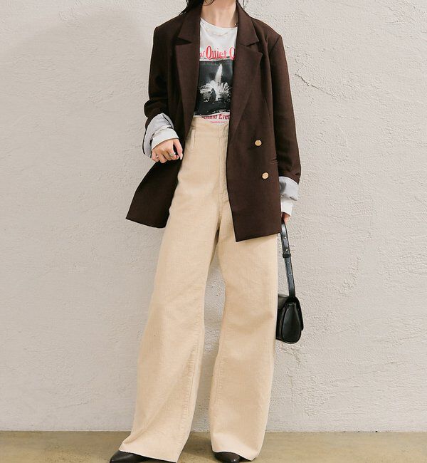  「コーデュロイ ウェーブパンツ」|チノ|