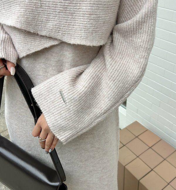  「クロスニット ワンピース」|ワンピース|