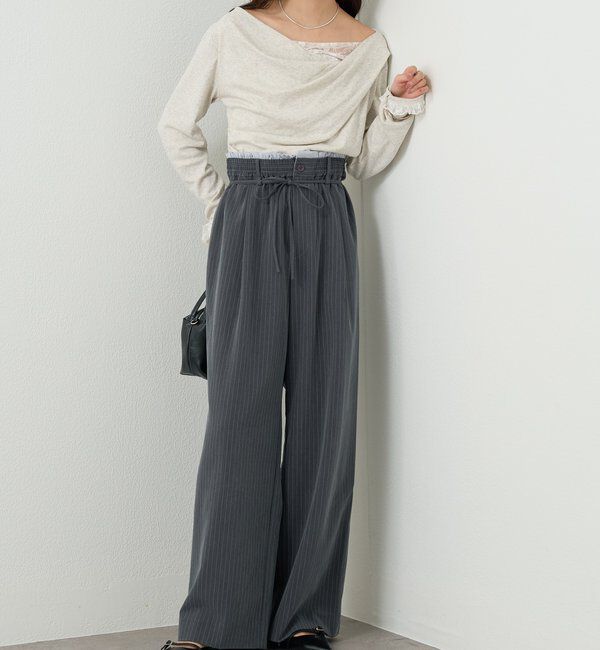  「Wベルトパンツ」|チノ|