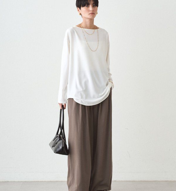  「TR3タックワイドパンツ」|チノ|