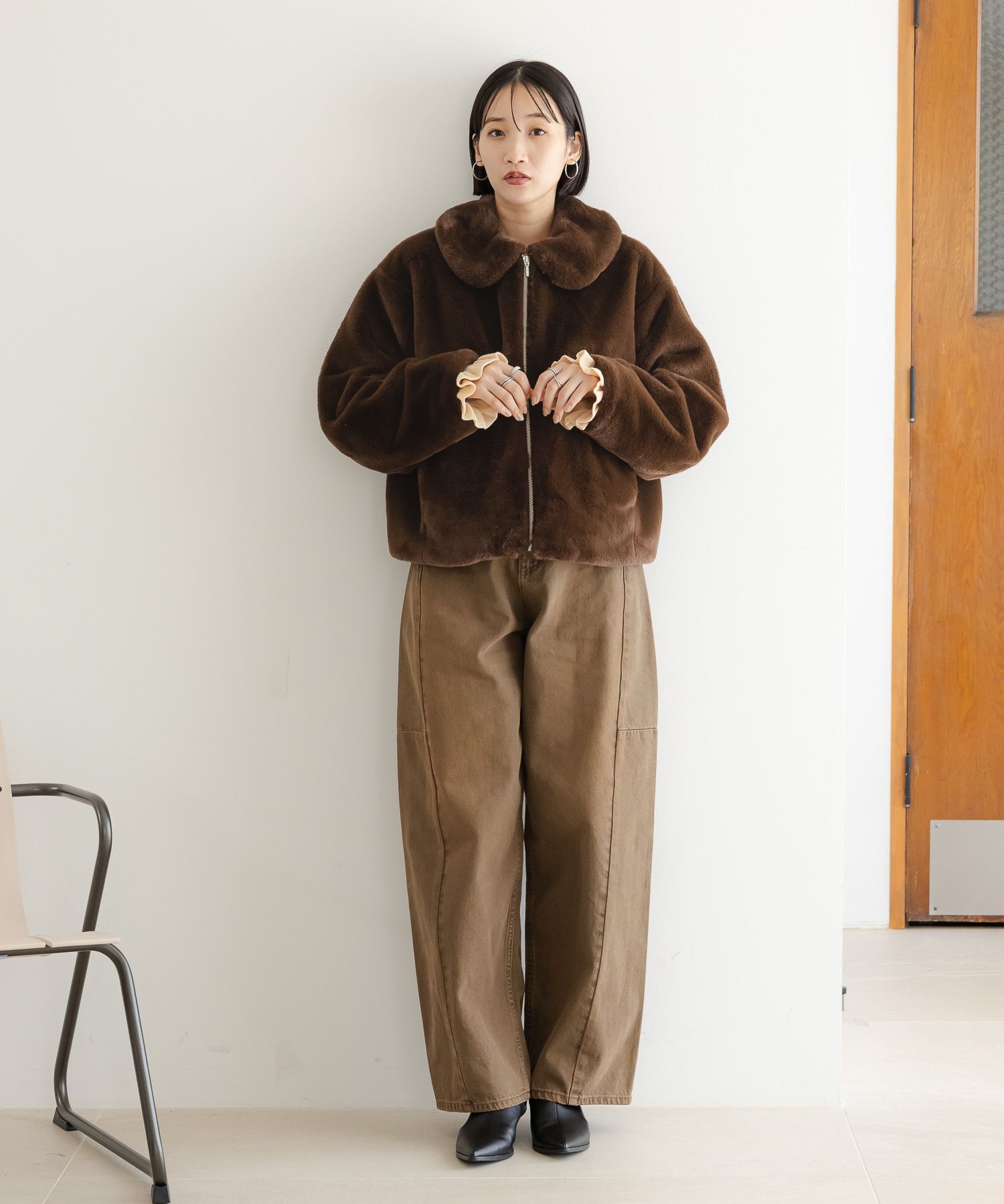 LOWRYS FARM「カーブデニム」|デニム|