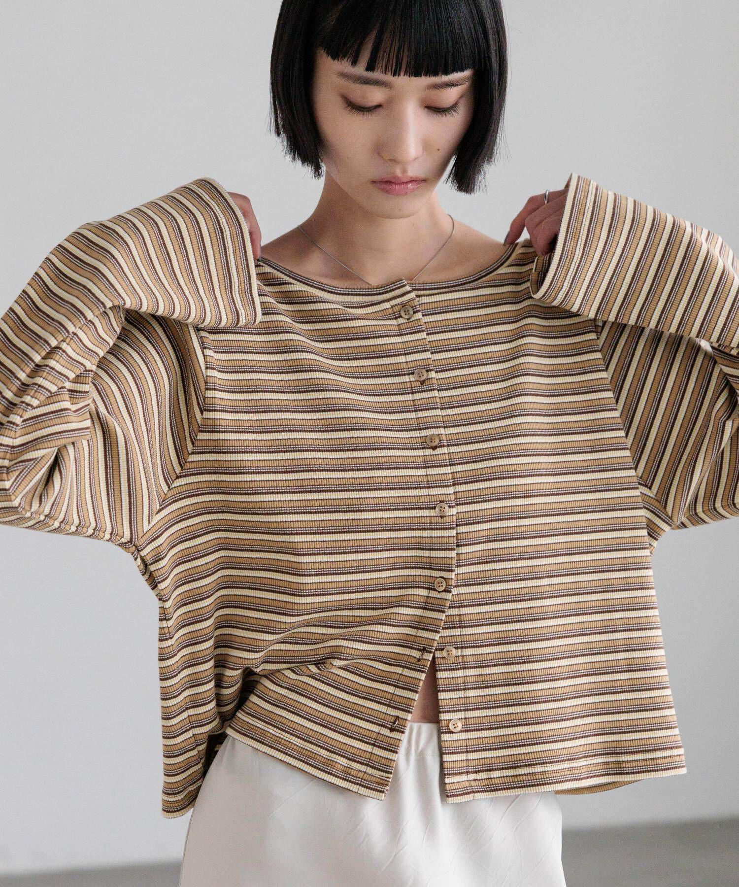 LOWRYS FARM「マルチＷＡＹカットカーディガンＬＳ」|Tシャツ・カットソー|