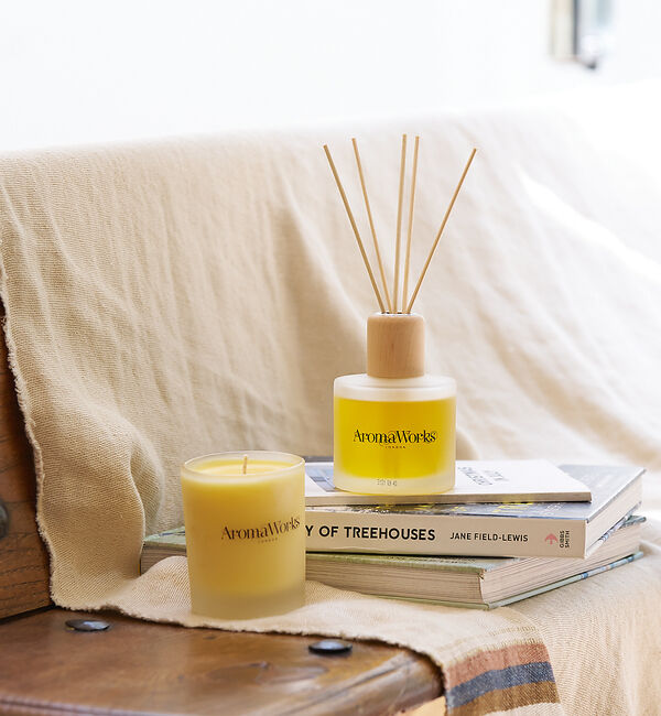 collex「【Aroma Works】 グラス入りキャンドルM」|アロマ・ルームフレグランス|