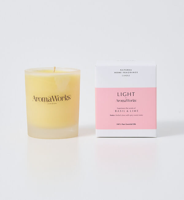 collex「【Aroma Works】 グラス入りキャンドルM」|アロマ・ルームフレグランス|