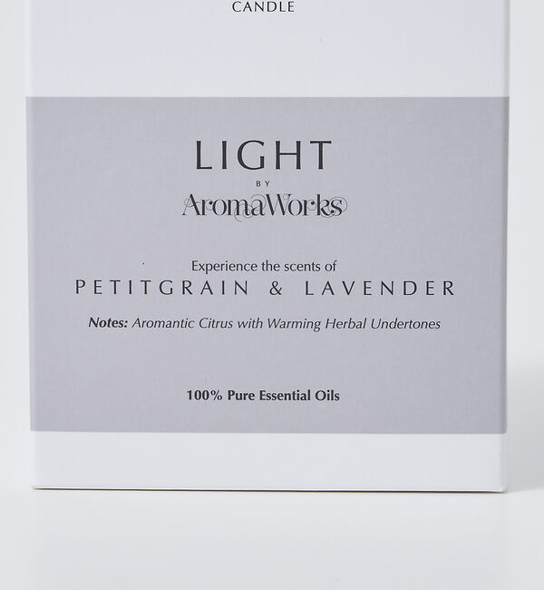 collex「【Aroma Works】 グラス入りキャンドルM」|アロマ・ルームフレグランス|