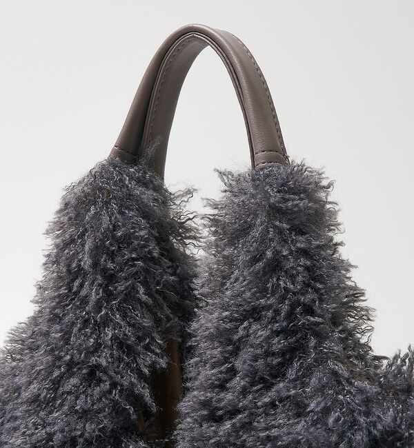 collex「【WEB限定】Vラインフェイクファートートバッグ」|トートバッグ|