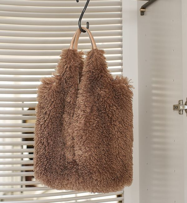 collex「【WEB限定】Vラインフェイクファートートバッグ」|トートバッグ|