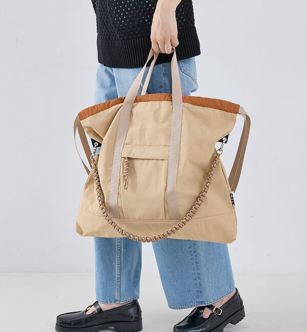 collex「【WEB限定】【CTFK/コントロールフリーク】ナイロン3WAYスクエアトート」|リュック|